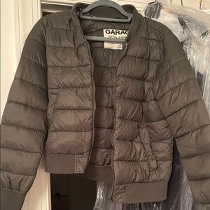 Garage Khaki Quilted Jacket